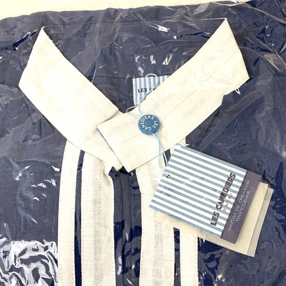 NWT!🥰 Les Canebiers Blue & White Tunic Dress - Picture 8 of 8
